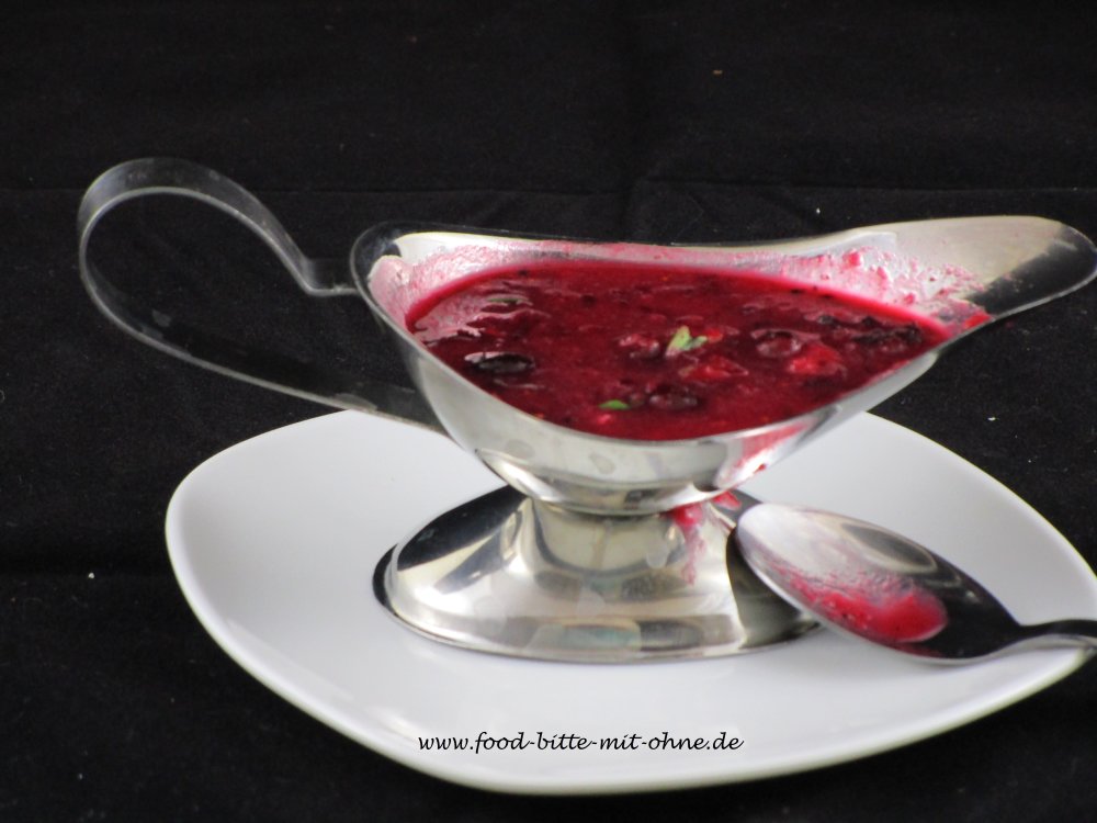 foodblog-Rezept schnelle Cranberrysoße